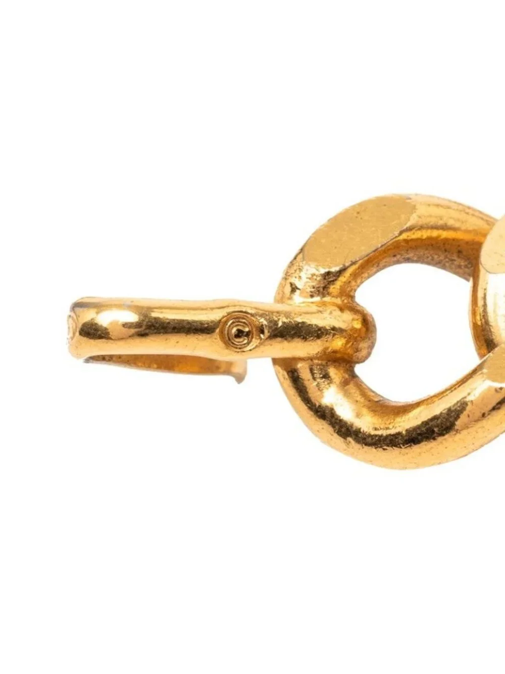Chanel Vintage Logo Chain Belt Gold Plated